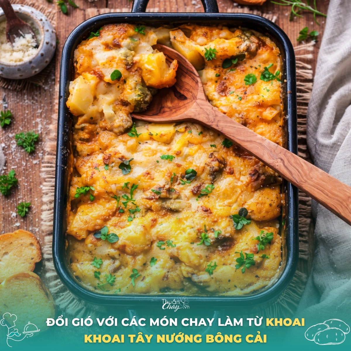 Công thức món chay ngon làm từ khoai