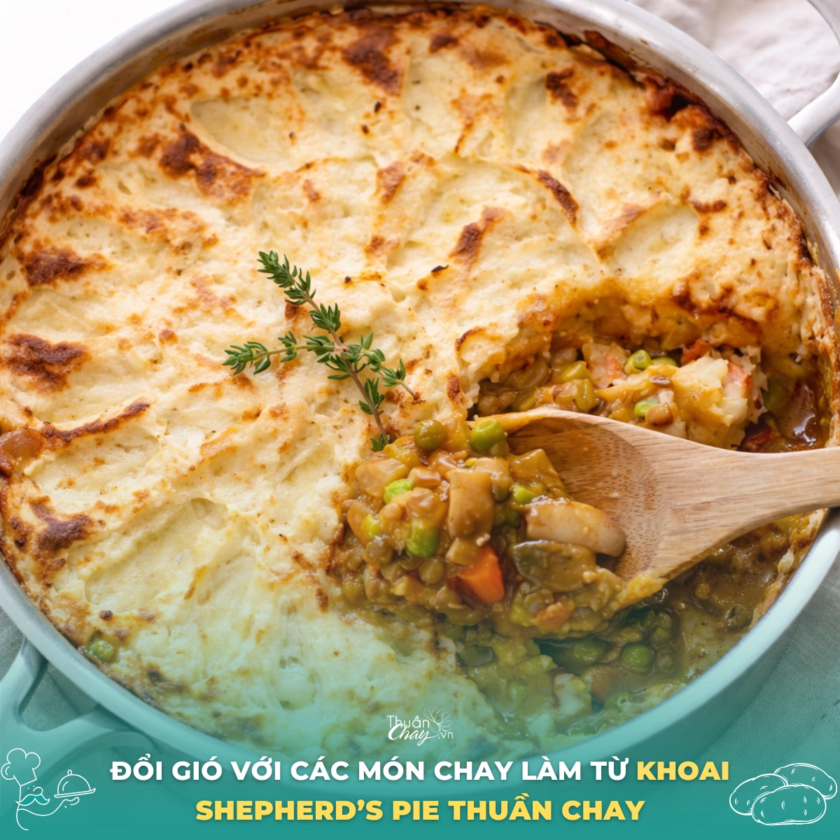 Công thức món chay ngon làm từ khoai