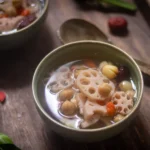 chè củ sen đậu gà
