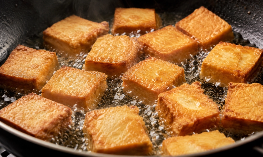 bún trộn chay sốt đậu phộng
