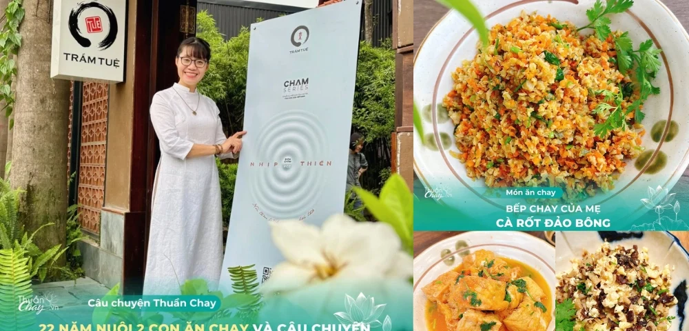 nuôi con ăn chay