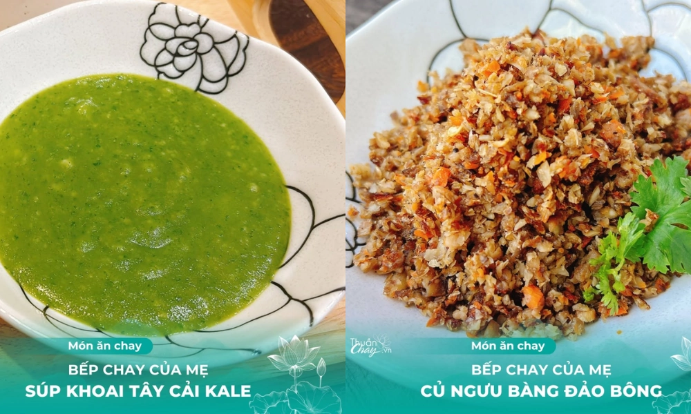 nuôi con ăn chay