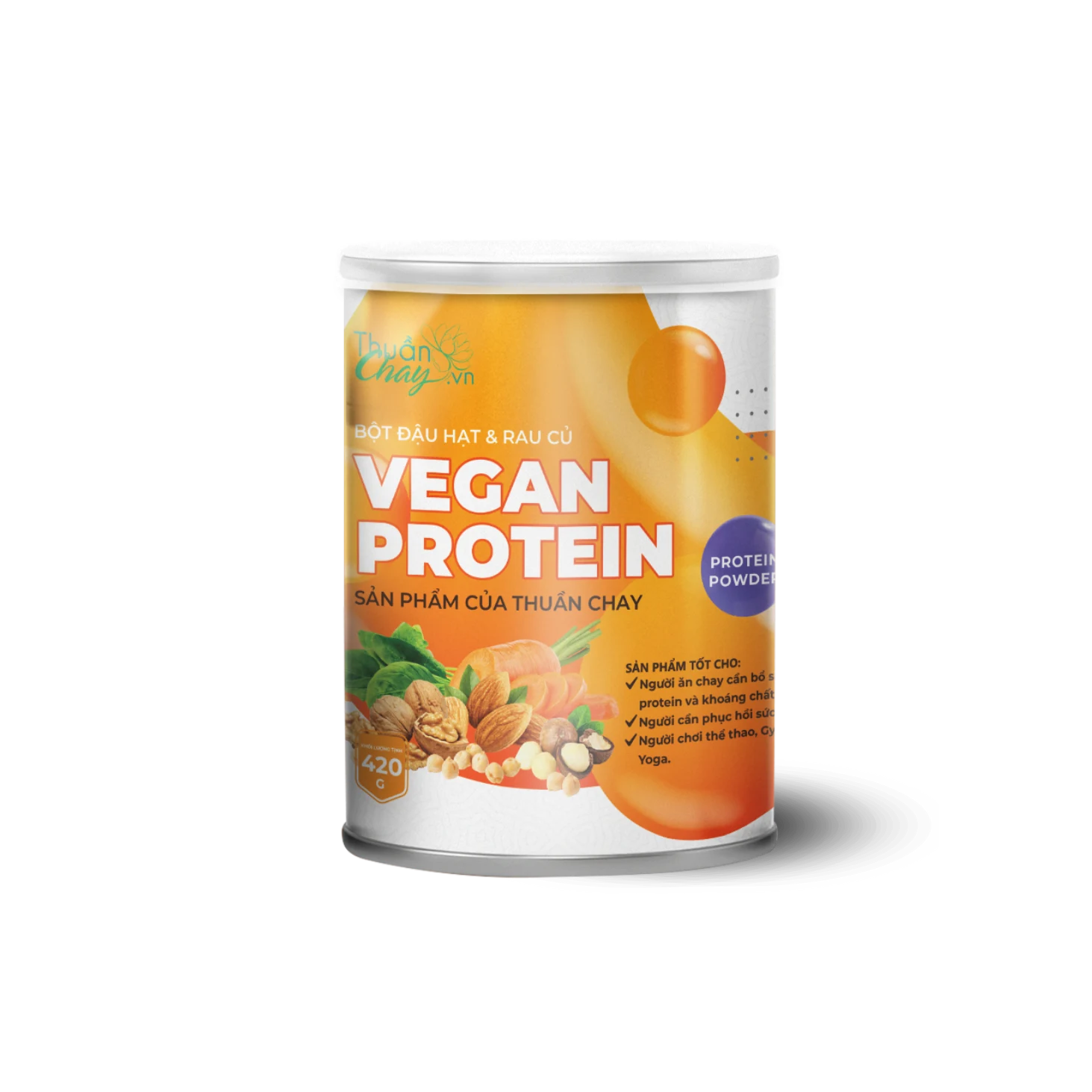 Vegan protein bổ sung protein thực vật