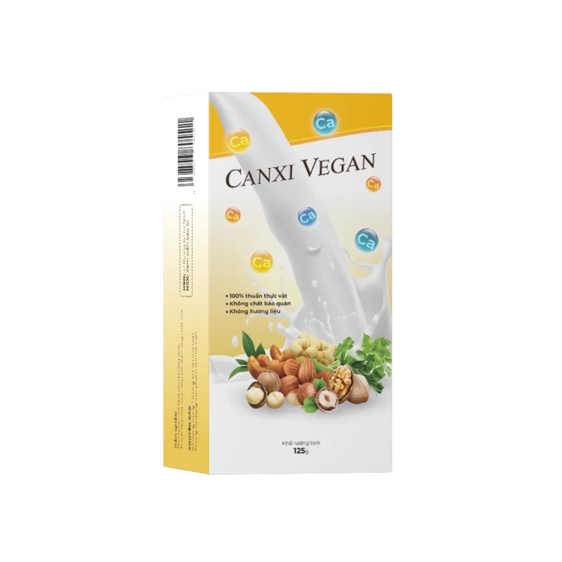 Canxi Vegan hộp 125g (5 gói 25g/hộp)