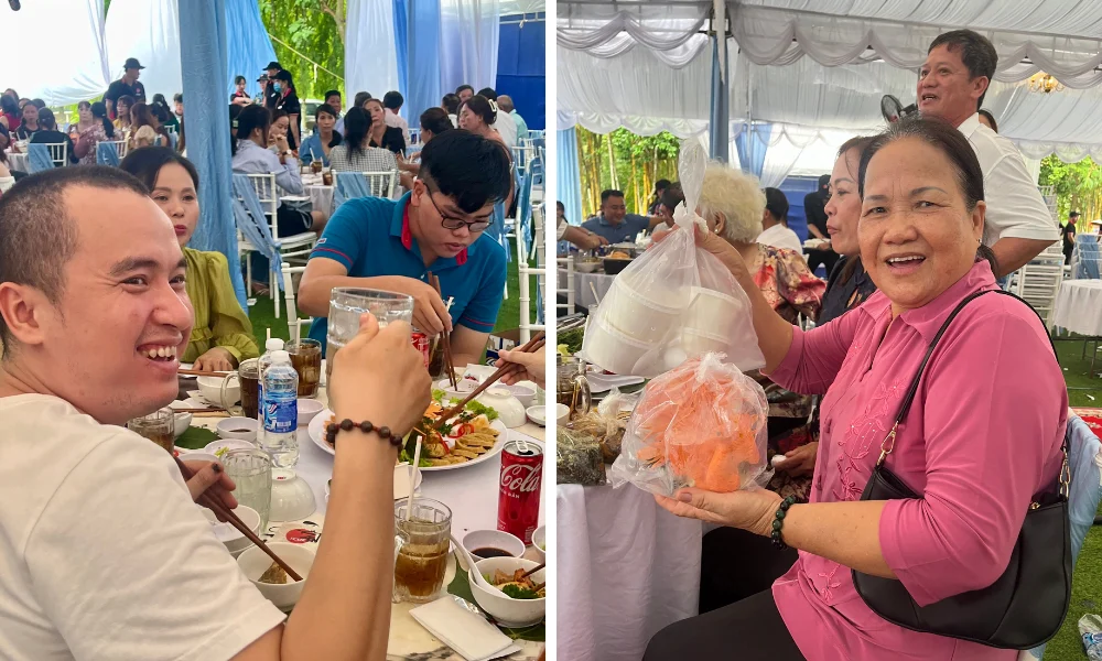 Hoan Hỷ Đám Cưới Chay Tại Bình Dương - Câu Chuyện Ý Nghĩa Với Phát Nguyện Ăn Chay Ngày Đại Hỷ 9 Dam cuoi chay 7