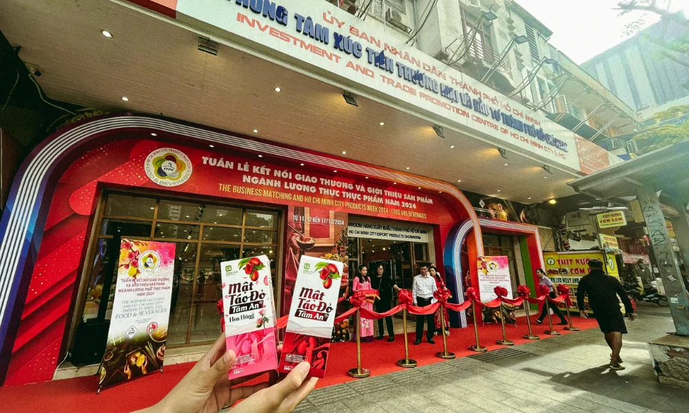 Mật Táo Đỏ Tâm An Tại Hội Nghị Kết Nối Giao Thương Tại Showroom Nguyễn Huệ, Quận 1 8 Mat Tao Do Tam An