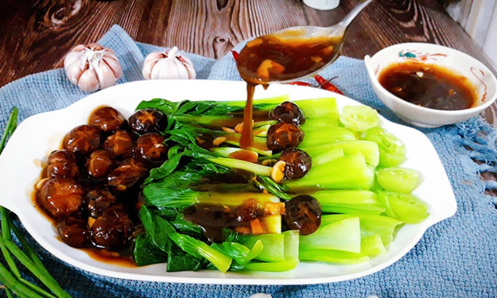 Cách Làm Nấm Hương Xào Cải Chip Ngon Miệng - Các Thành Viên Gia Đình Ai Cũng Thích 5 nam huong xao cai chip 4