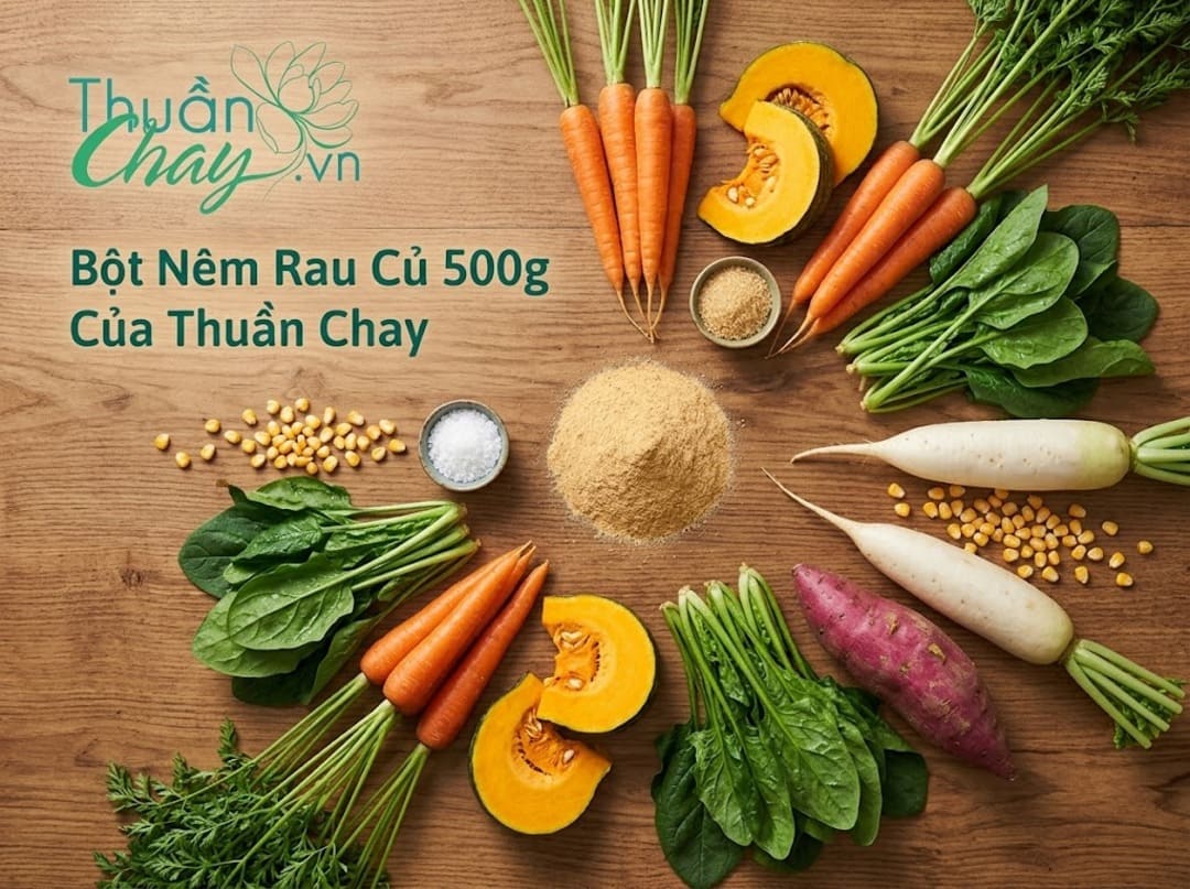 Bột Nêm Rau Củ 500g Của Thuần Chay – Trọn Vị Rau Củ Tự Nhiên 3 Bot Nem Rau Cu 500g Cua Thuan Chay 2