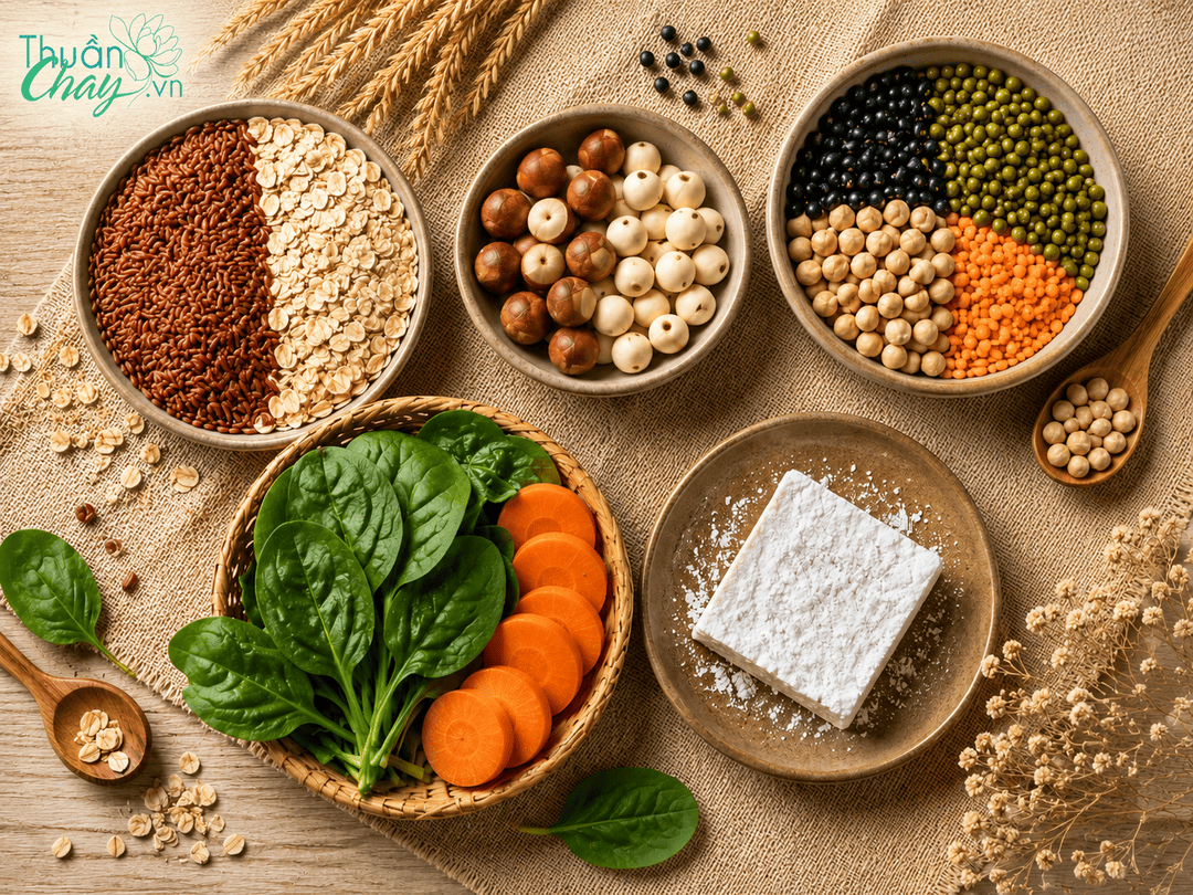 Thành Phần Của Bột Ngũ Cốc Thực Dưỡng