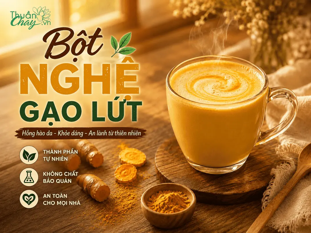 Bột Nghệ Gạo Lứt: Thành Phần Nghệ Và Gạo Lứt Nguyên Cám 7 bột nghệ gạo lứt