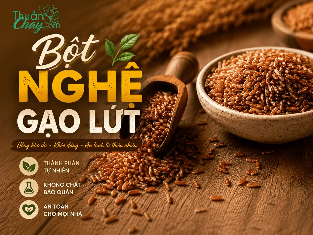 Bột Nghệ Gạo Lứt: Thành Phần Nghệ Và Gạo Lứt Nguyên Cám 4 bột nghệ gạo lứt