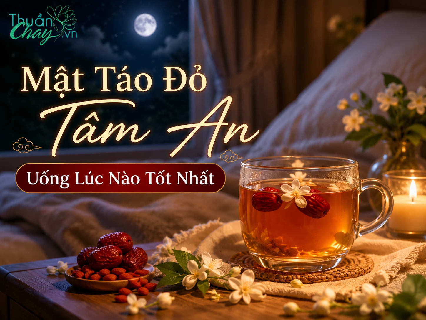 Mật táo đỏ Tâm An uống lúc nào tốt nhất trước khi ngủ
