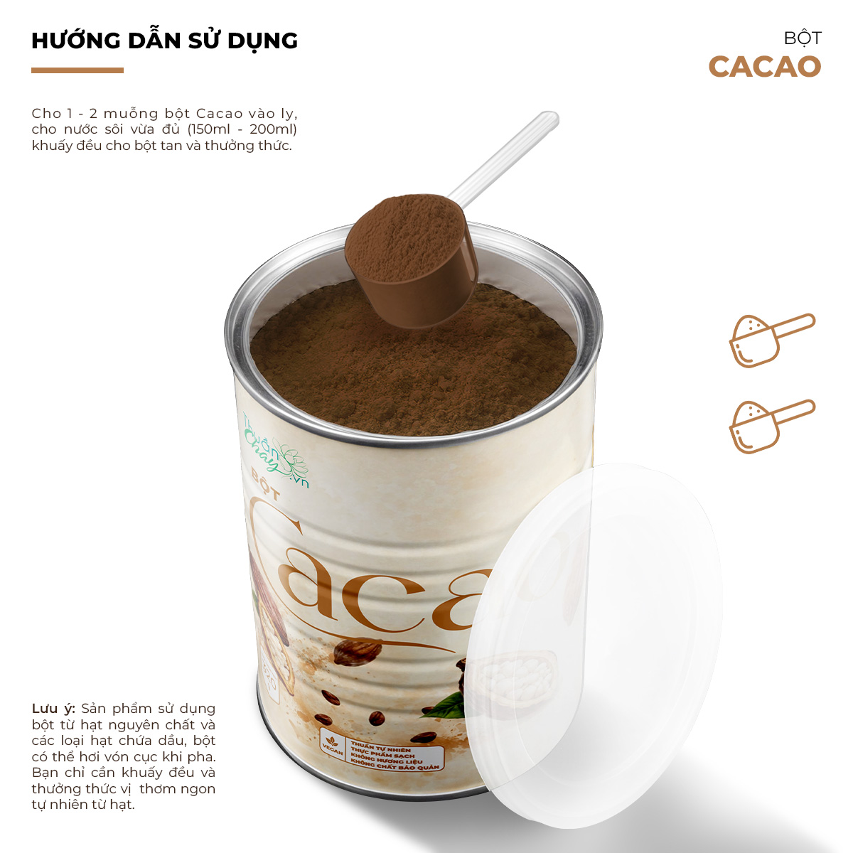 Bột Cacao 4 Cách dùng Cacao