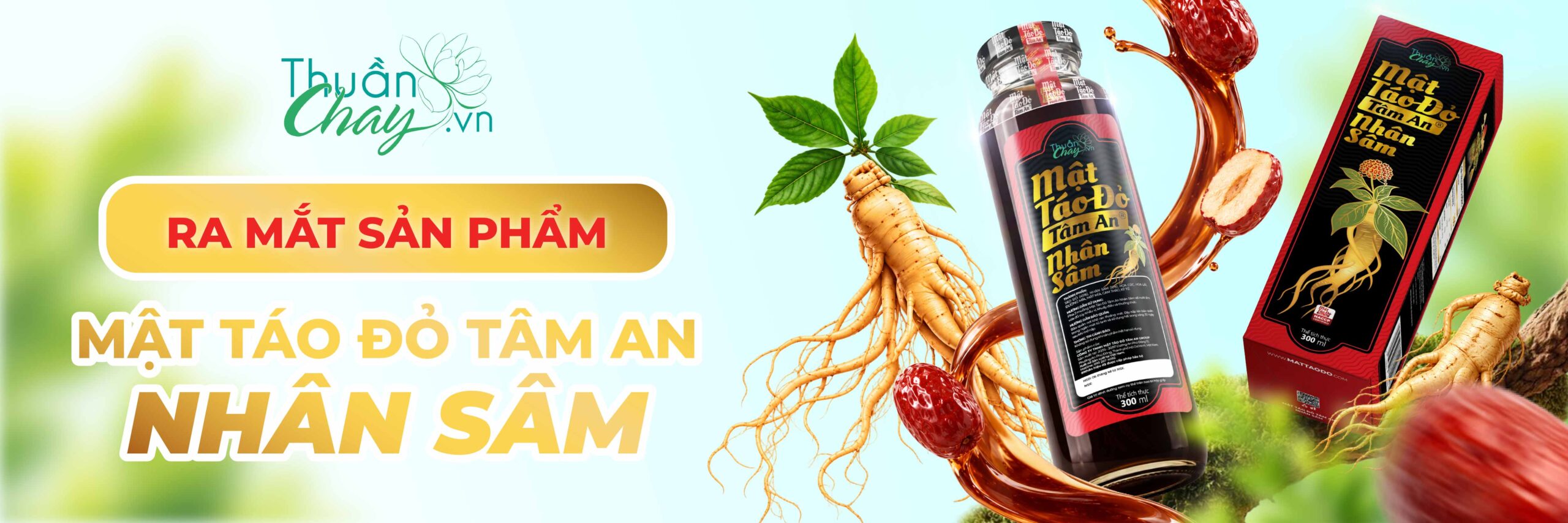 Mật táo đỏ nhân sâm mới