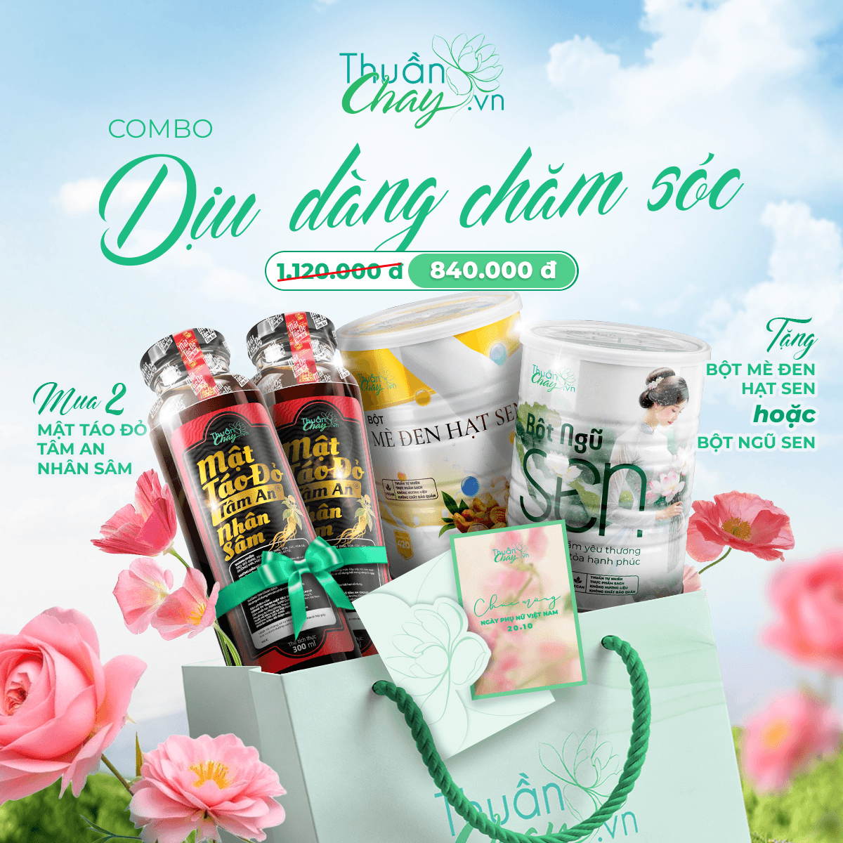 Combo 2 - Dịu dàng chăm sóc